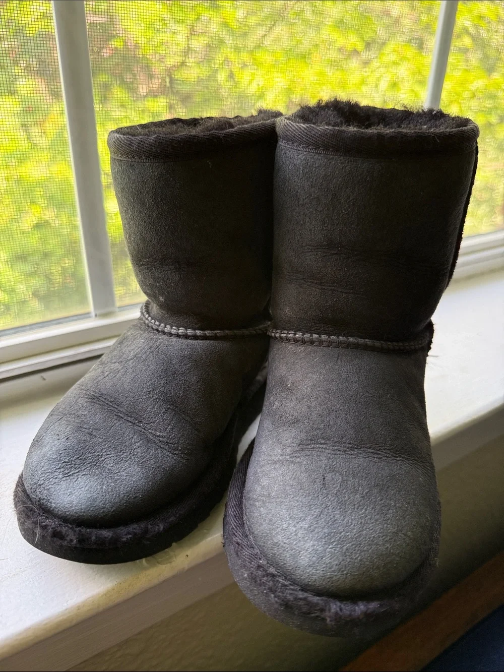 Uggs! Kids Black Winter Boots
